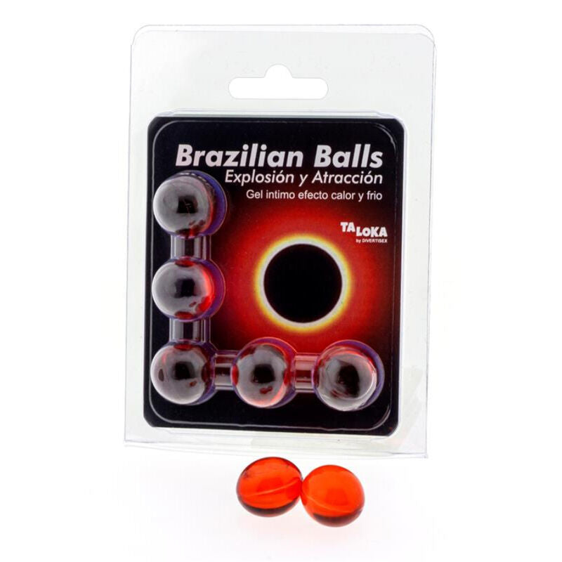 Lubricante Brazilian Balls Efecto Calor & Frío 5 Uds