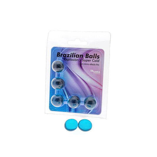 Lubricante Brazilian Balls Efecto Frío 5 Uds