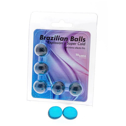 Lubricante Brazilian Balls Efecto Frío 5 Uds