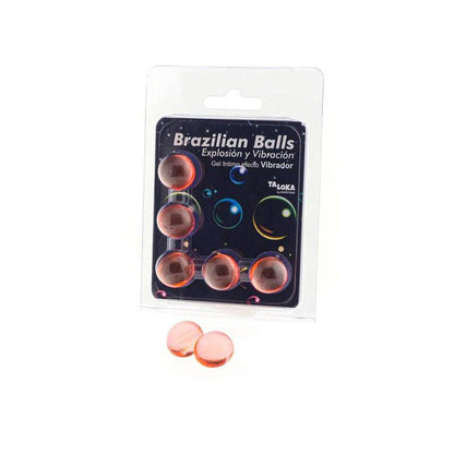 Lubricante Brazilian Balls Efecto Vibración 5 Uds
