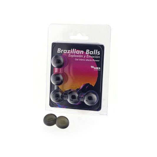 Lubricante Brazilian Balls Efecto Power 5 Bolas