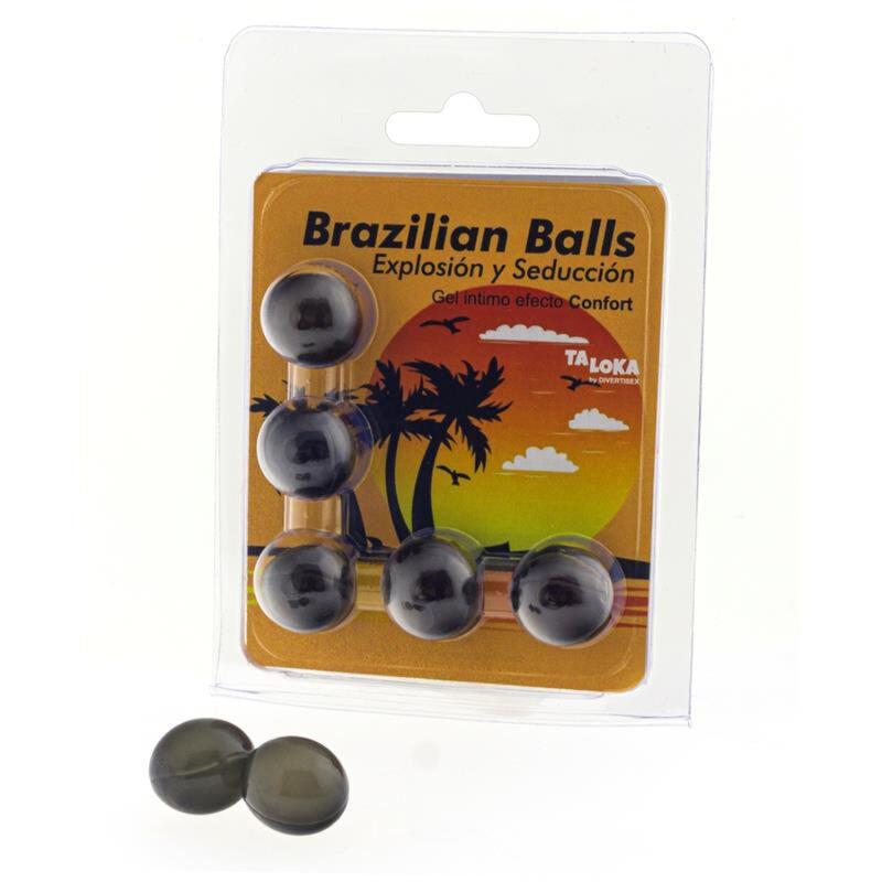Lubricante Brazilian Balls Efecto Confort 5 Uds