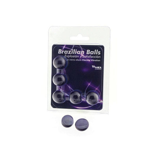 Lubricante Brazilian Balls Efecto Vibración Eléctrica 5 Uds