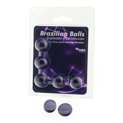 Lubricante Brazilian Balls Efecto Vibración Eléctrica 5 Uds