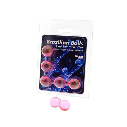 Lubricante Brazilian Balls Efecto Vibración 5 Uds