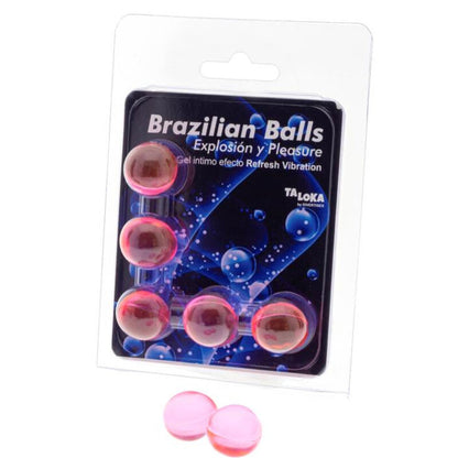 Lubricante Brazilian Balls Efecto Vibración 5 Uds