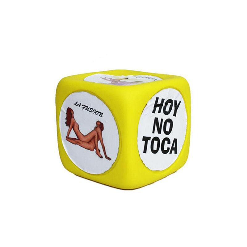 Juego Dado Kamasutra Super Grande De Posturas Amarillo