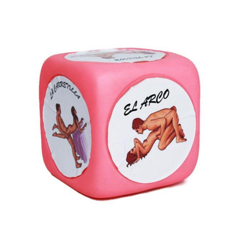 Juego Dado Kamasutra Super Grande De Posturas Rosa