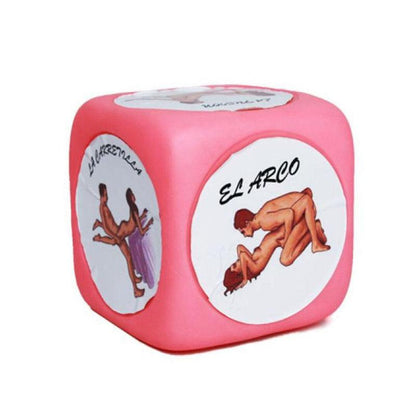 Juego Dado Kamasutra Super Grande De Posturas Rosa