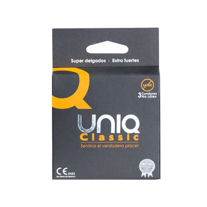 Preservativos Uniq Classic Sin Latex 3 Uds