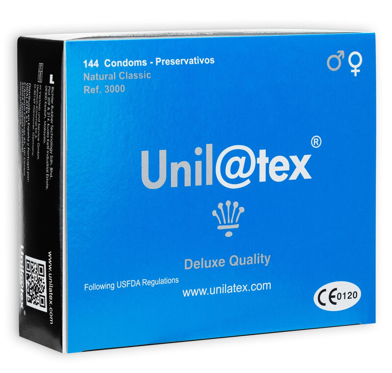 Preservativos Unilatex Naturales 144 Uds