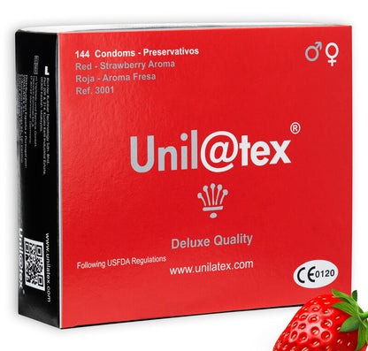 Preservativos Unilatex Fresa 144 Uds