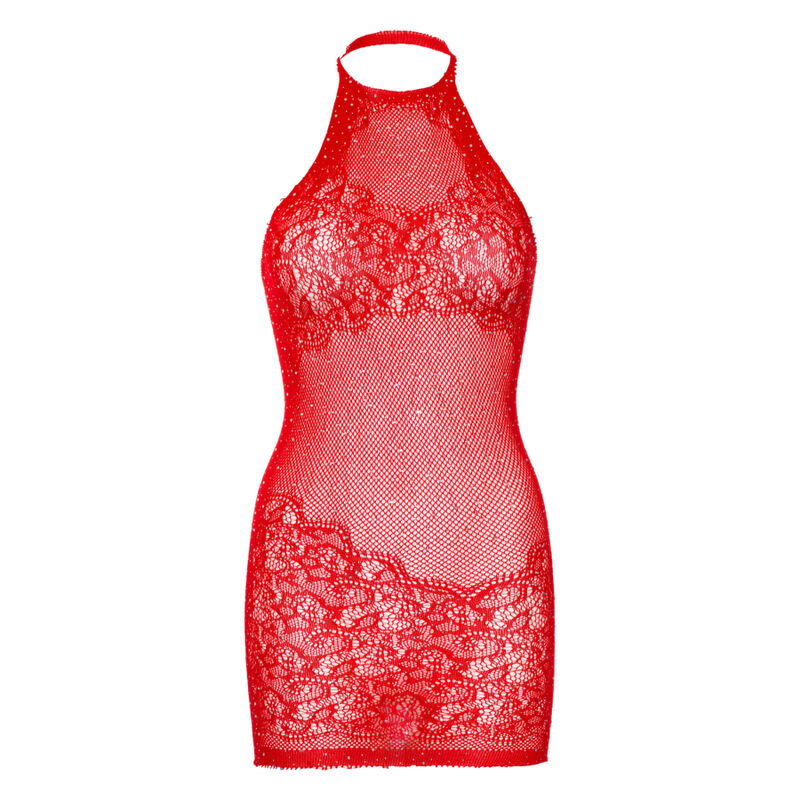 Vestido Encaje Con Pedreria
