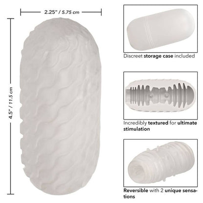Masturbador Reversible Ribbed
