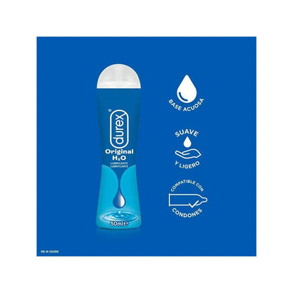 Lubricante Durex Original H2O 50 ML