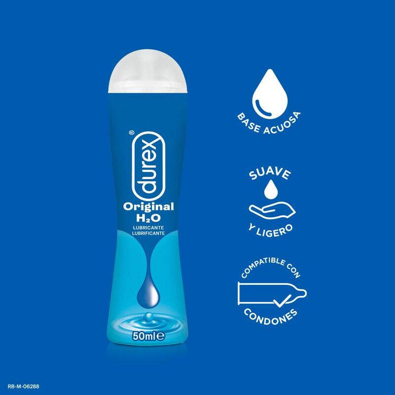 Lubricante Durex Original H2O 50 ML