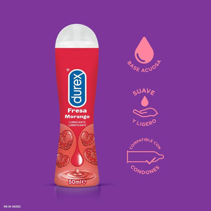 Lubricante Durex Fresa 50 ML