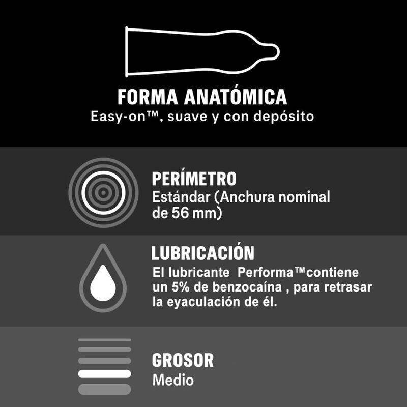 Preservativo Placer Prolongado 12 Uds