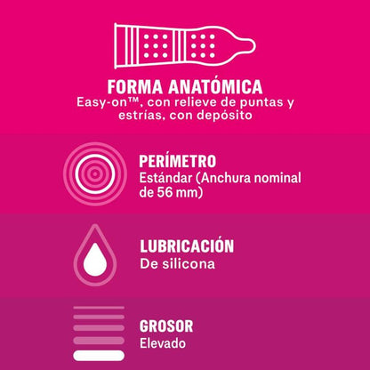 Preservativos Durex Dame Placer 12 Uds