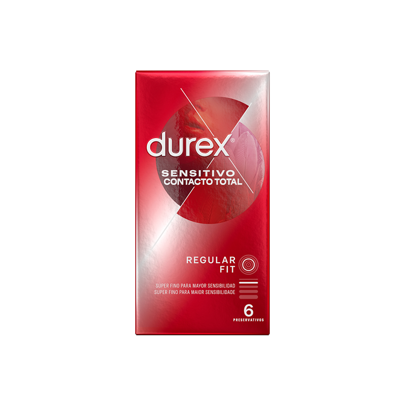 Preservativos Durex Sensitivo Contacto Total 6 Uds