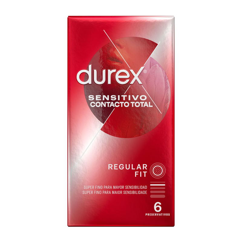 Preservativos Durex Sensitivo Contacto Total 6 Uds