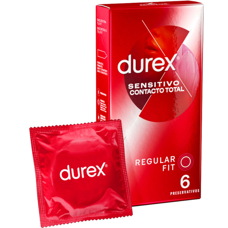 Preservativos Durex Sensitivo Contacto Total 6 Uds