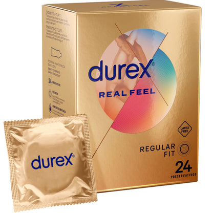 Preservativos Durex Real Feel 24 Uds