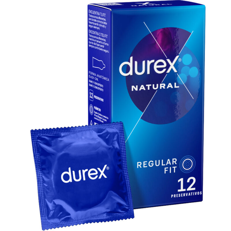 Preservativos Durex Natural Plus 12 Uds