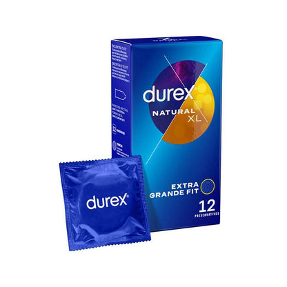 Preservativos Durex Natural XL 12 Uds