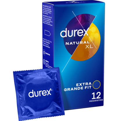 Preservativos Durex Natural XL 12 Uds