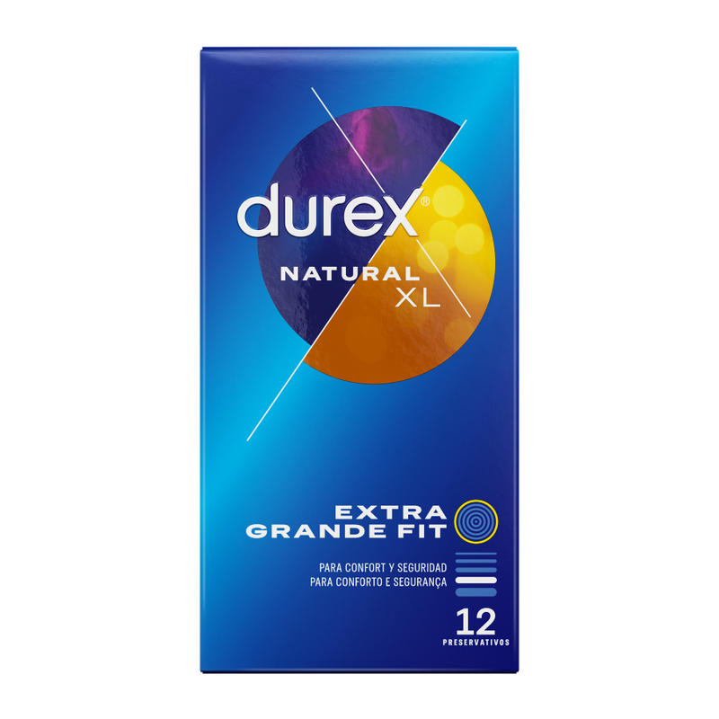 Preservativos Durex Natural XL 12 Uds