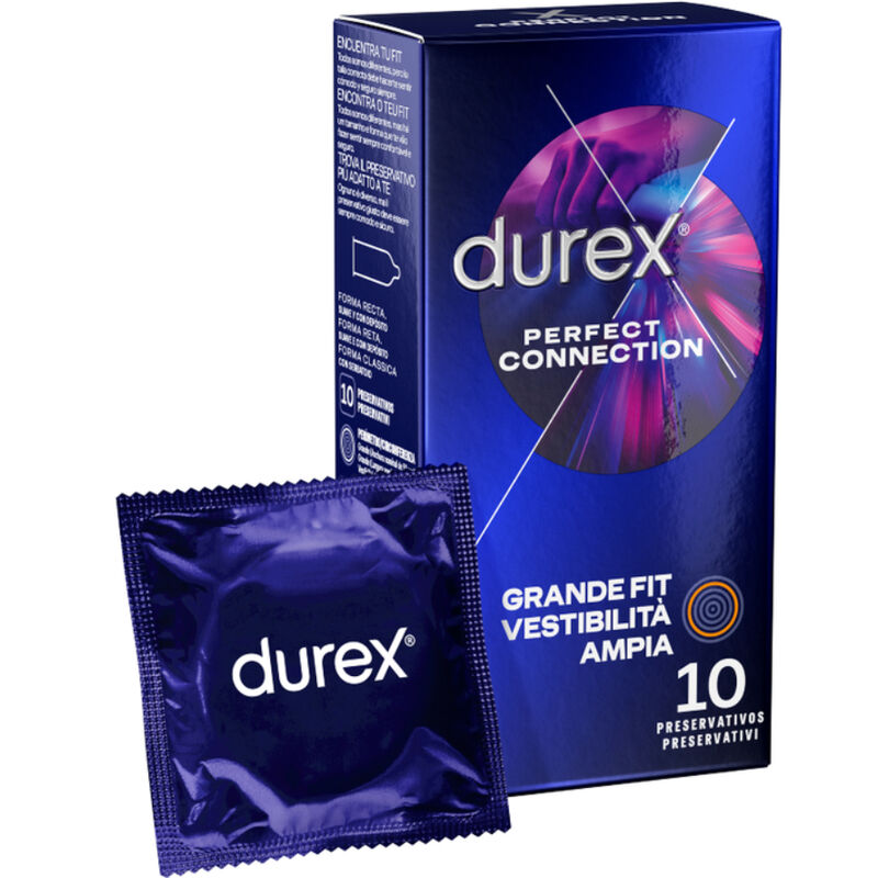 Preservativos Durex Perfect Connection Extra Lubricacion Silicona 10 Uds