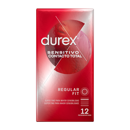 Preservativos Durex Sensitivo Contacto Total 12 Uds