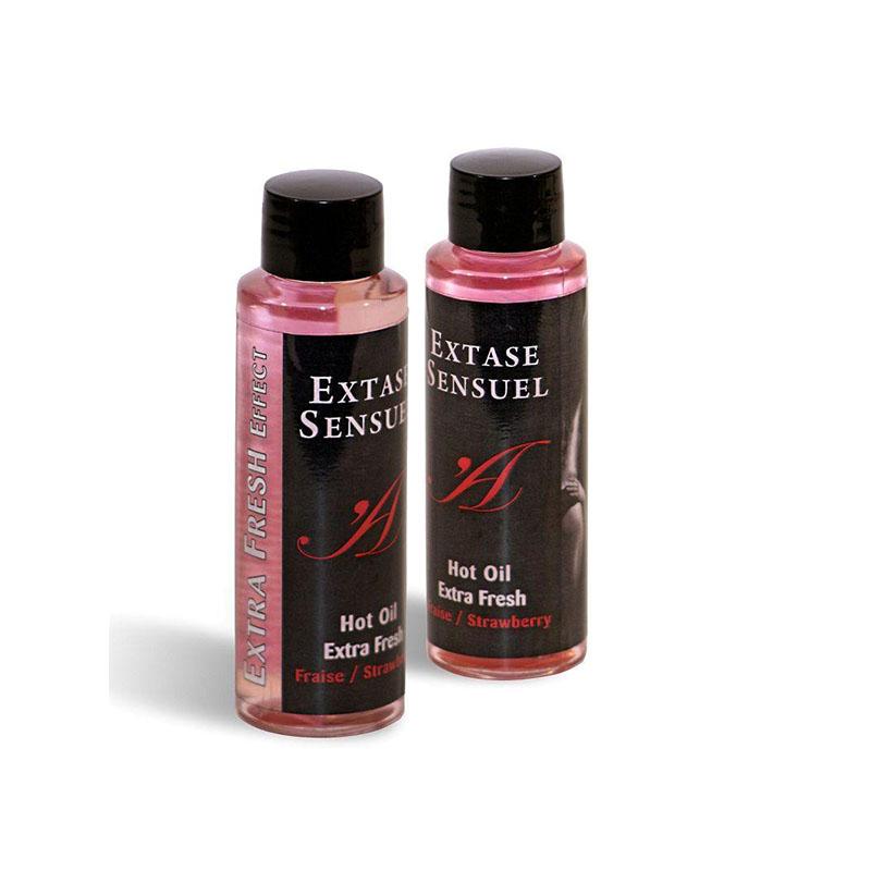 Aceite Masaje Efecto Extra Fresh Fresa 100 ML