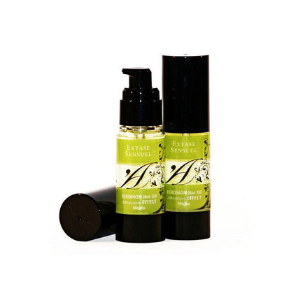 Aceite Masaje Efecto Calor Con Feromonas Mojito 30 ML