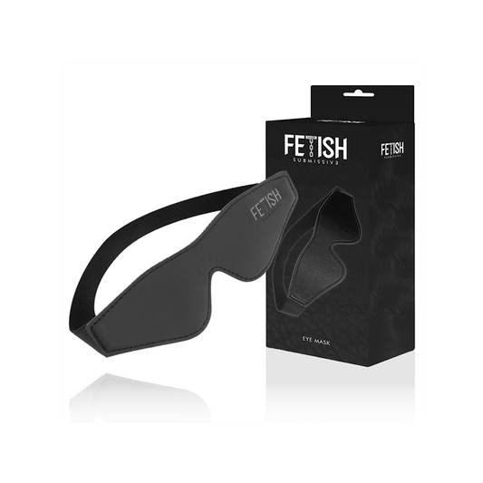 Antifaz Cuero Vegano Con Forro De Neopreno