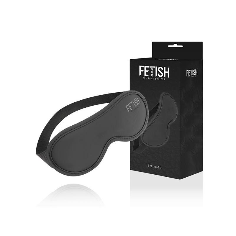 Antifaz Cuero Vegano Con Forro De Neopreno