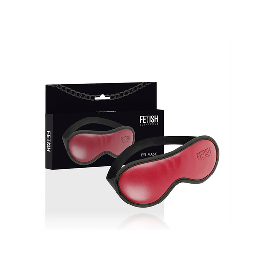 Antifaz Cuero Vegano Con Forro De Neopreno