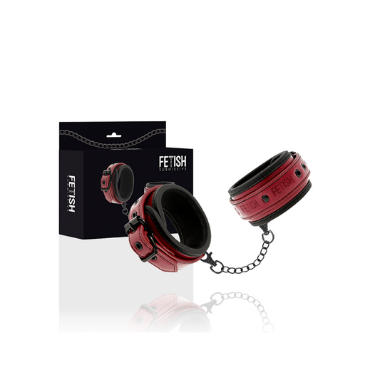 Esposas Cuero Vegano Con Forro De Neopreno