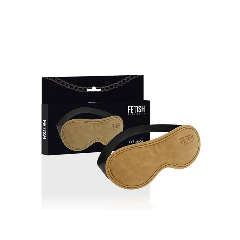 Antifaz Cuero Vegano Con Forro De Neopreno