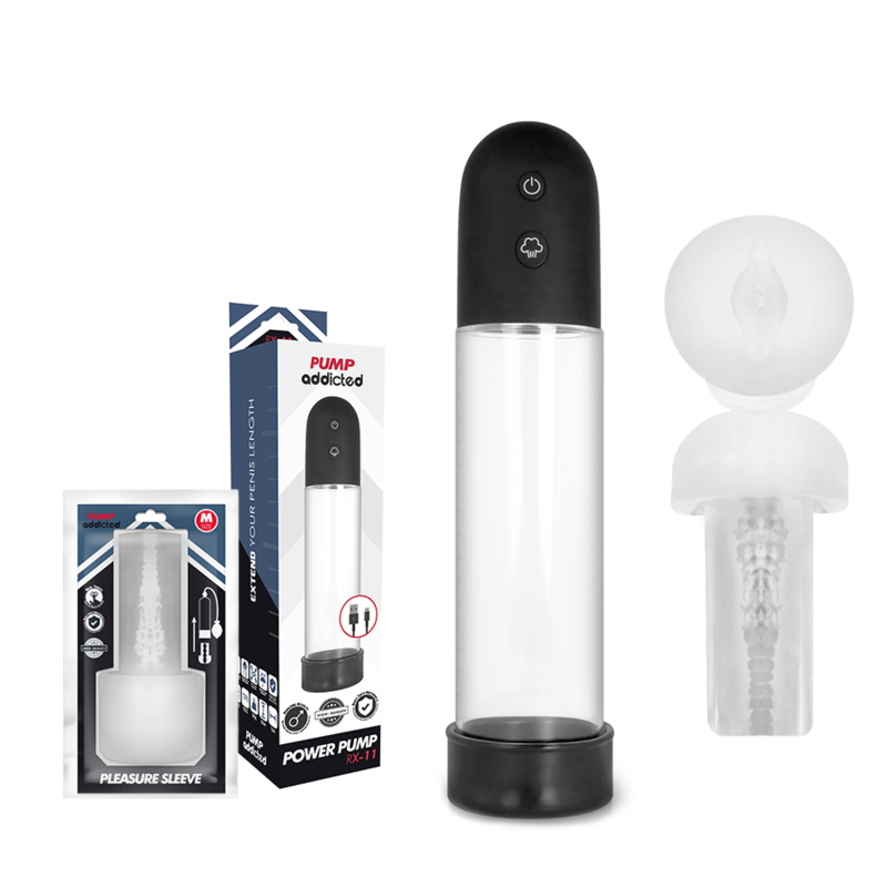 Bomba Erección Rx11 Automática Con Masturbador