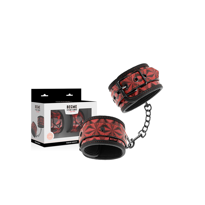 Red Edition Esposas Para Manos Con Forro De Neopreno