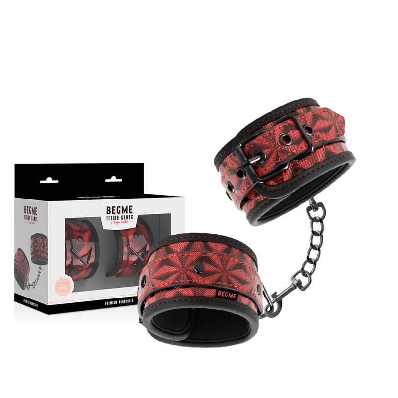 Red Edition Esposas Para Manos Con Forro De Neopreno
