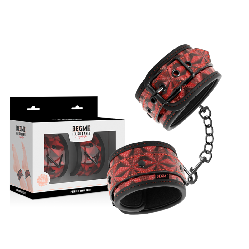 Red Edition Esposas Para Tobillos Con Forro De Neopreno