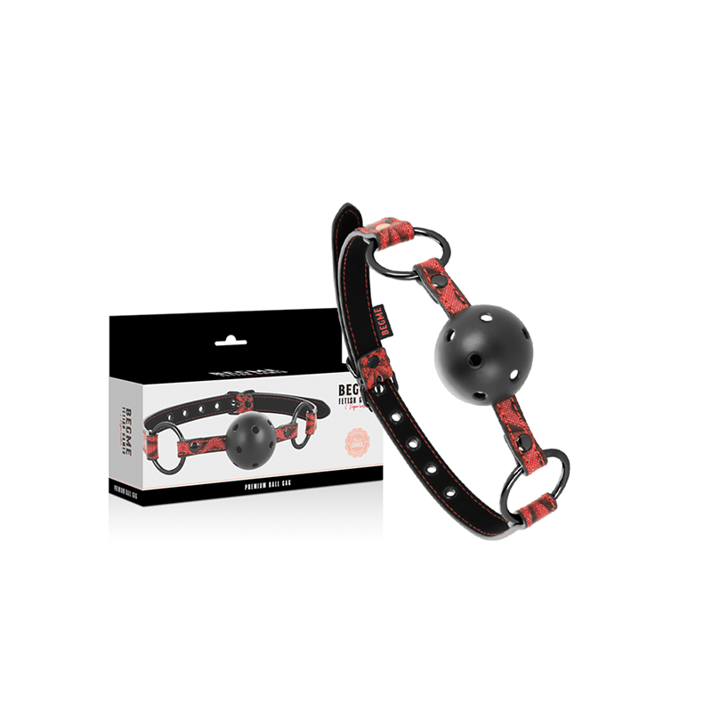 Red Edition Mordaza Cuero Vegano