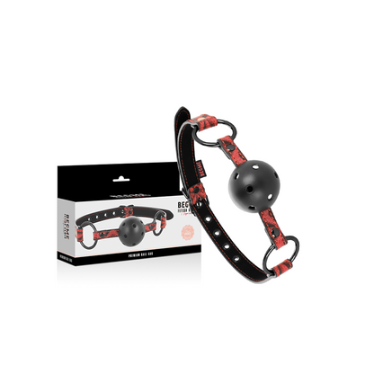 Red Edition Mordaza Cuero Vegano