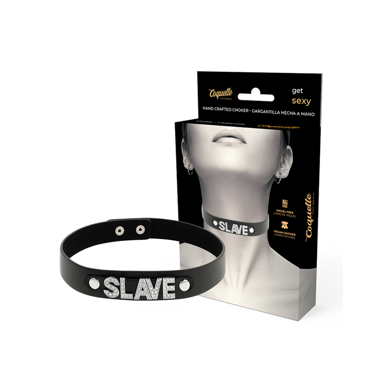 Choker Cuero Vegano Slave