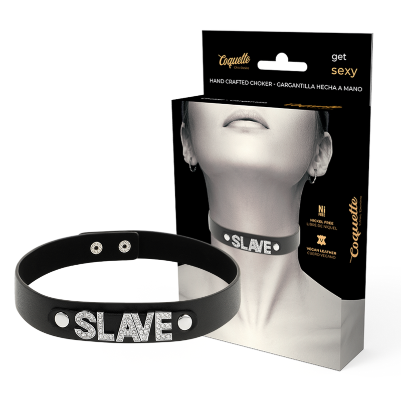 Choker Cuero Vegano Slave