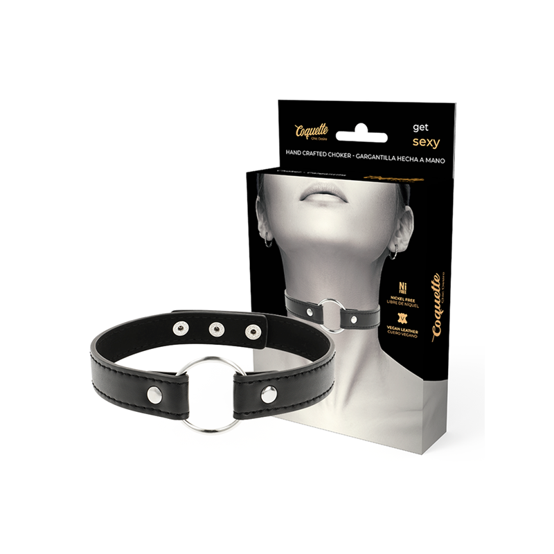 Collar Cuero Vegano Accesorio Woman