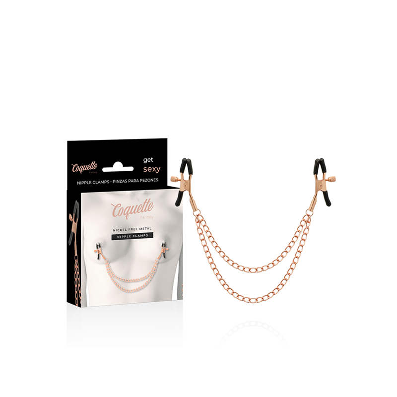 Fantasy Pinzas Metalicas Pezones Con Cadena